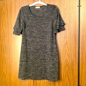 Flounce Sleeve Dress